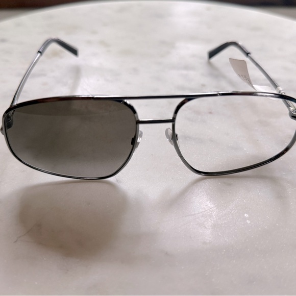 GIVENCHY Aviator Sunglasses Silver FRAME ONLY UNISEX GV 7193/S $410 - Picture 1 of 4